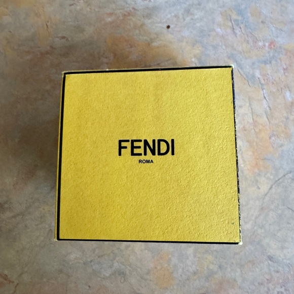 F is Fendi Gold Earrings - Picture 5 of 7